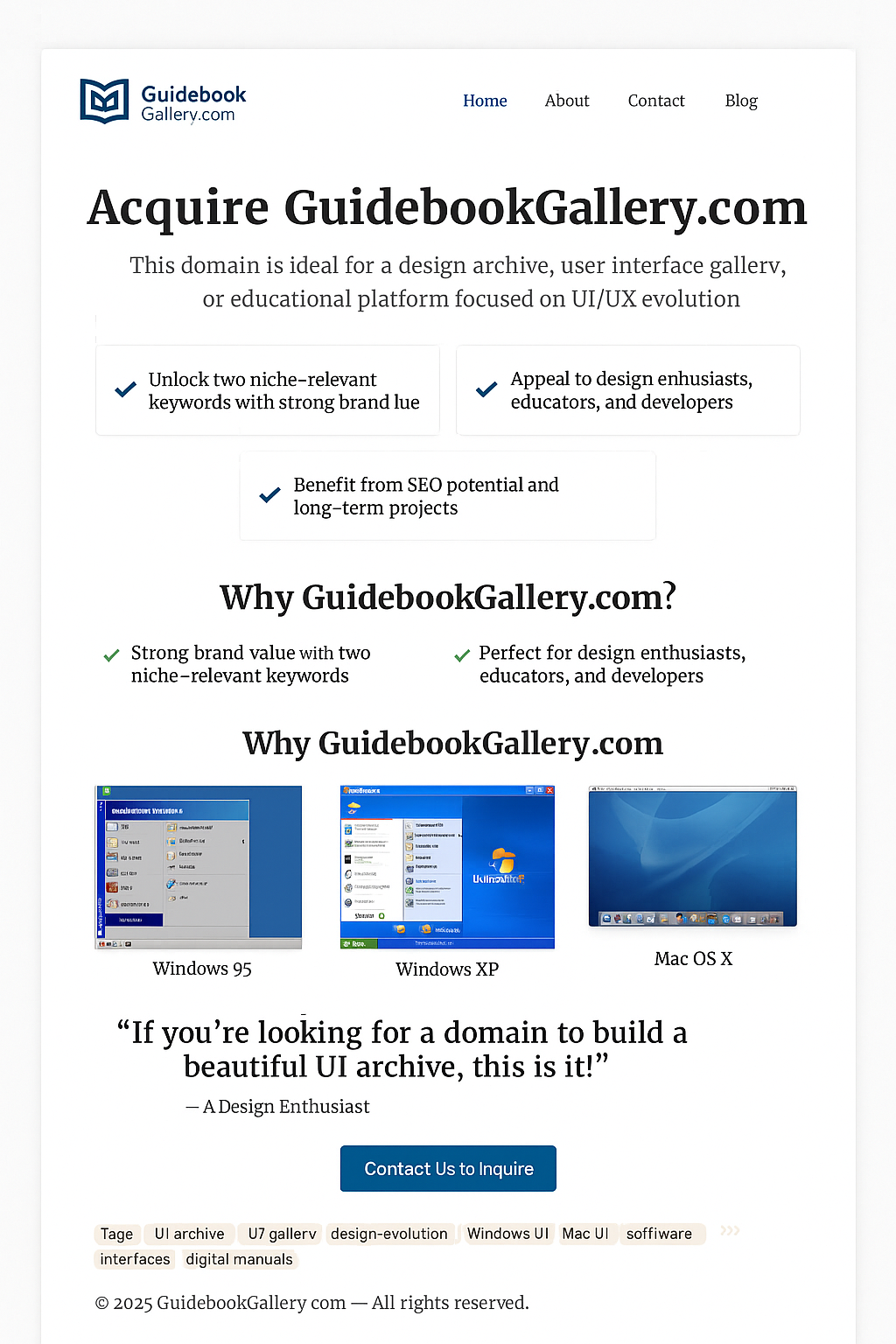 Guidebook Gallery Logo